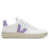 Veja Women's V-12 - Extra White/Lavender -Feature Clothing Veja Women s V 12 Extra White Lavender XDW022704 09 25 2021 01