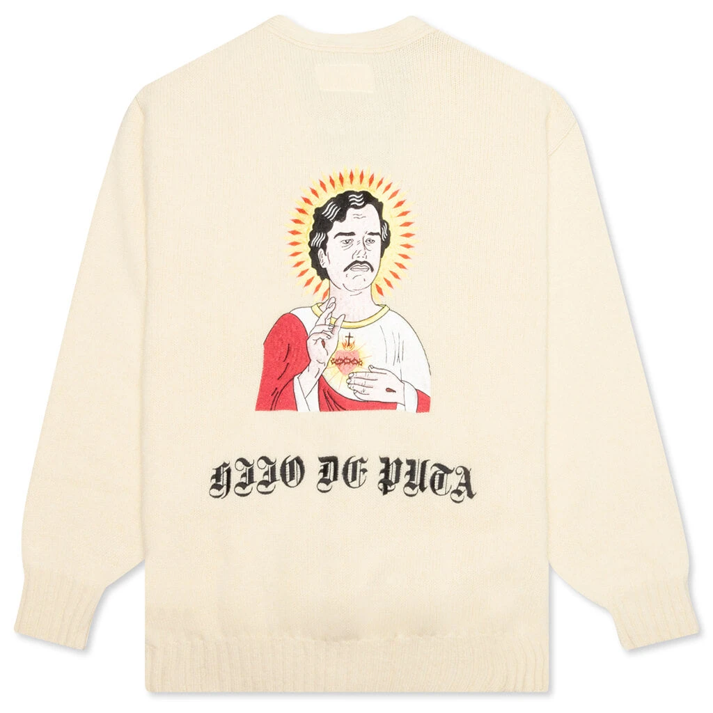 Classic Cardigan Type-2 - Cream 4 Classic Cardigan Type-2 - Cream - Image 2