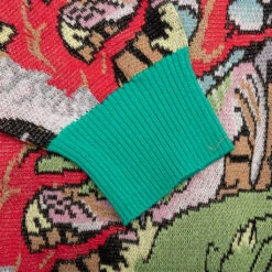 Tim Lehi Jacquard Cardigan Type-1 - Green -Feature Clothing Wacko Maria Tim Lehi Jacquard Cardigan Type 1 Green 22FW WMK KN15 GRN 04 05 23 Feature VR 10