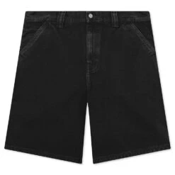 Stussy Washed Canvas Work Short - Black