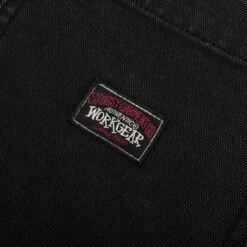 Stussy Washed Canvas Work Short - Black -Feature Clothing Washed Canvas Work Short Black 112327 BLAC 03 19 25 Feature KN 6