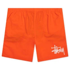 Stussy Water Short Big Basic - Bright Orange