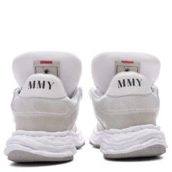 Wayne Puffer Low OG Sole Brushed Shrink Leather - White -Feature Clothing Wayne Puffer Low OG Sole Brushed Shrink Leather White A14FW732 WHT 09 09 25 Feature VR 8