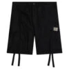 Wide Cargo Shorts Pants - Black 1 Wide Cargo Shorts Pants - Black -Feature Clothing Wide Cargo Short Pants Black 251SPNH PTM07 BLK 06 16 25 Feature VR
