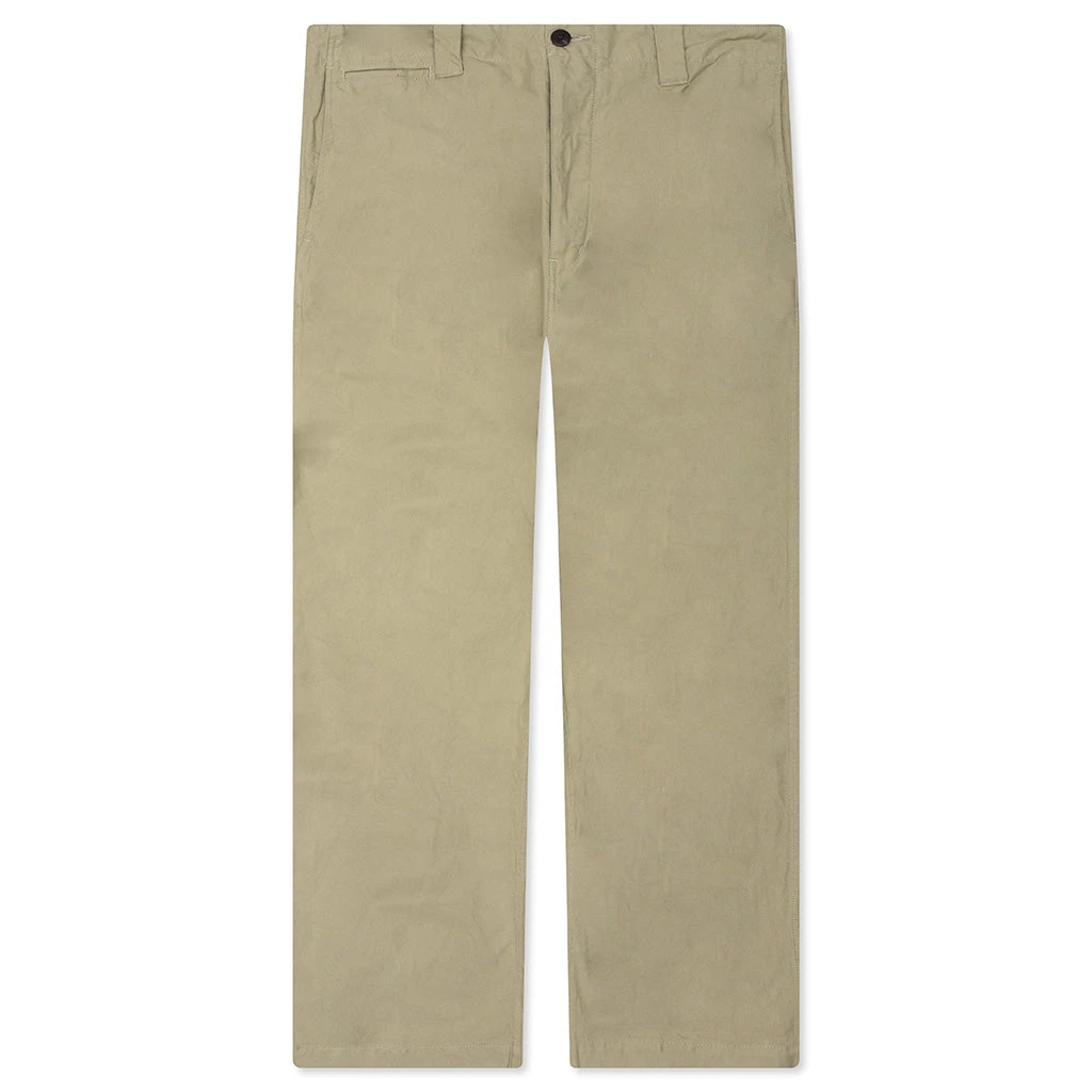 Wide Chino Pants - Light Green 3 Wide Chino Pants - Light Green