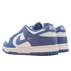 Nike Women's Dunk Low - Sail/World Indigo/Metallic Silver -Feature Clothing Women s Dunk Low Sail World Indigo Metallic Silver B4417 103 10 06 25 Feature JA 7