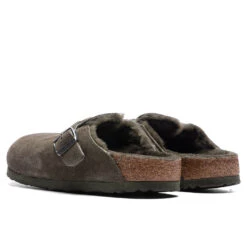 Birkenstock Women's Narrow Boston Suede - Thyme -Feature Clothing Women s Narrow Boston Suede Thyme 1025667 12 28 23 Feature RV 5