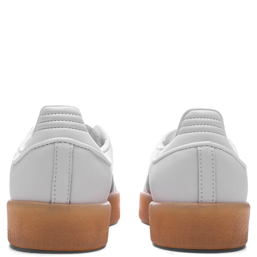 Adidas Originals Women's Sambae - Cloud White/Wonder Blue/Off White 6 Adidas Originals Women's Sambae - Cloud White/Wonder Blue/Off White - Image 4