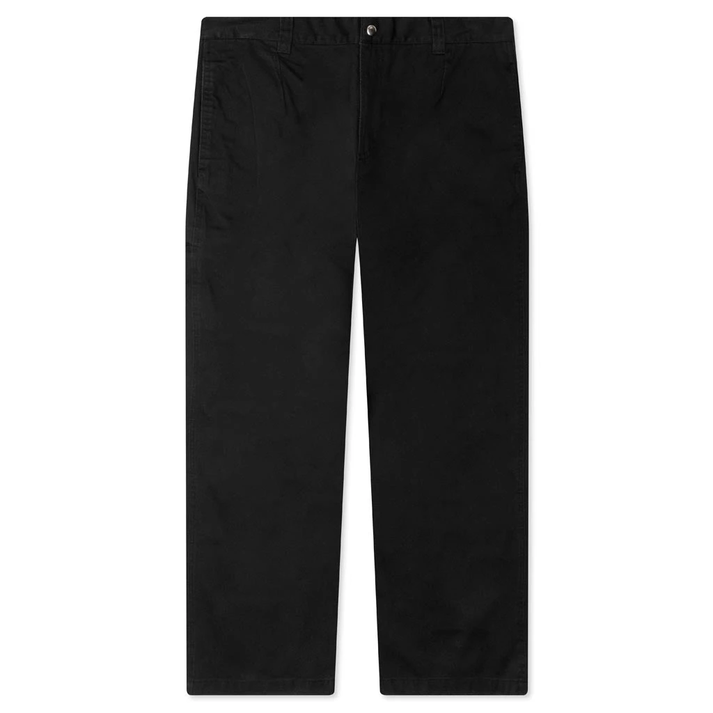 Stussy Twill Workgear Trouser - Black 3 Stussy Twill Workgear Trouser - Black