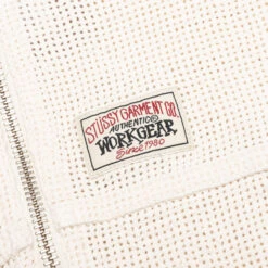 Stussy Work Jacket Cotton Mesh - Bone -Feature Clothing Work Jacket Cotton Mesh Bone 115769 BONE 06 18 24 Feature JP 7