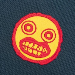 Pleasures Wyatt Boxy Polo - Navy -Feature Clothing Wyatt Boxy Polo Navy P24SU036 NAVY 05 16 24 Feature VR 6