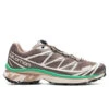 Salomon XT-6 Mindful - Falcon/Almond Milk/Bright Green 1 Salomon XT-6 Mindful - Falcon/Almond Milk/Bright Green -Feature Clothing XT 6 Mindful Falcon Almond Milk Brgtgr L47312000 10 04 23 Feature KN