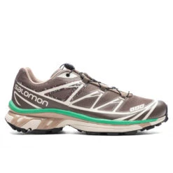 Salomon XT-6 Mindful - Falcon/Almond Milk/Bright Green