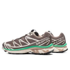 Salomon XT-6 Mindful - Falcon/Almond Milk/Bright Green -Feature Clothing XT 6 Mindful Falcon Almond Milk Brgtgr L47312000 10 04 23 Feature KN 5