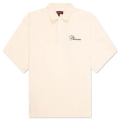 Pleasures Zen Terry Boxy Polo - Off White