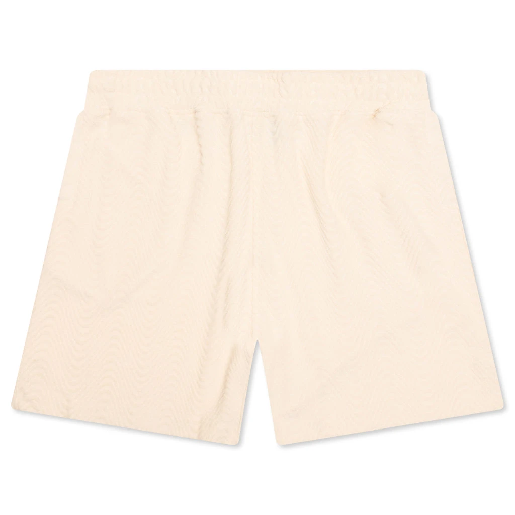 Pleasures Zen Terry Shorts - Off White 3 Pleasures Zen Terry Shorts - Off White