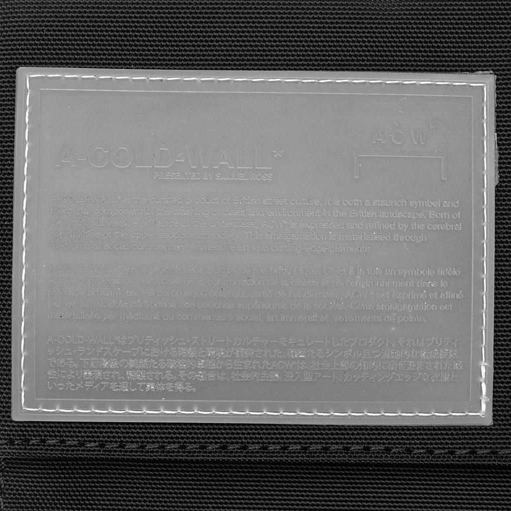 A-COLD-WALL* Classic Utility Bag - Black 4 A-COLD-WALL* Classic Utility Bag - Black - Image 2