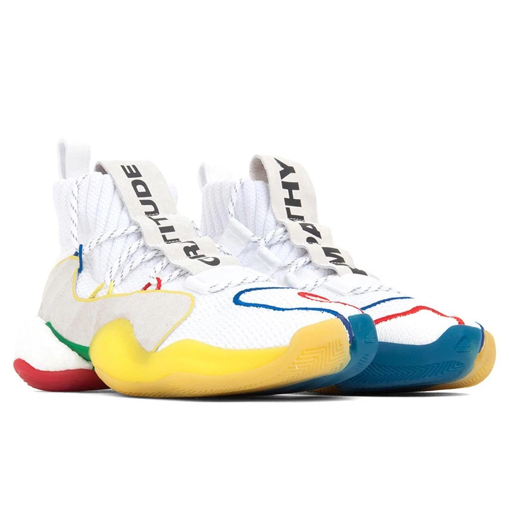 Adidas Originals X Pharrell Williams Crazy BYW LVL X - Cloud White/Supplier Color 4 Adidas Originals X Pharrell Williams Crazy BYW LVL X - Cloud White/Supplier Color - Image 2