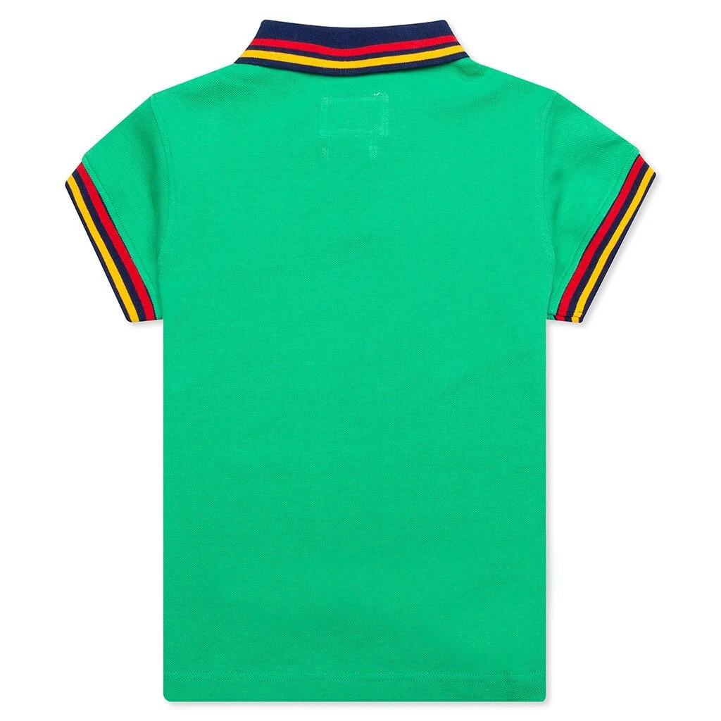 Billionaire Boys Club Kid's BB Cadet S/S Polo - Ming Green 4 Billionaire Boys Club Kid's BB Cadet S/S Polo - Ming Green - Image 2