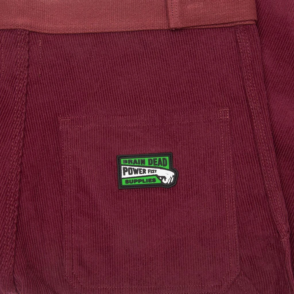 Corduroy Carpenter Pant - Maroon 7 Corduroy Carpenter Pant - Maroon - Image 5