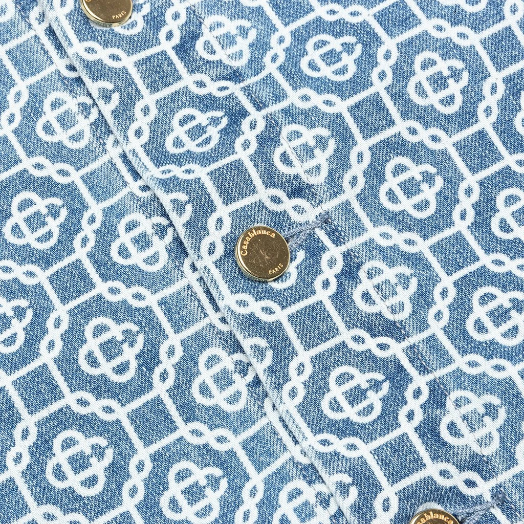 Casablanca Monogram Vintage Wash Jacket - Vintage Wash 6 Casablanca Monogram Vintage Wash Jacket - Vintage Wash - Image 4