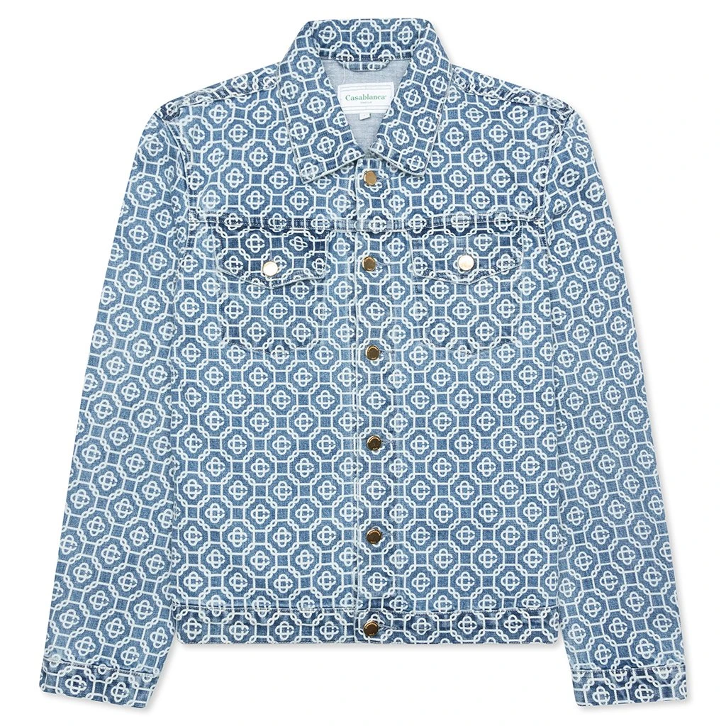 Casablanca Monogram Vintage Wash Jacket - Vintage Wash 3 Casablanca Monogram Vintage Wash Jacket - Vintage Wash