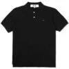 Comme Des Garçons Play Black Heart Polo Shirt - Black 1 Comme Des Garçons Play Black Heart Polo Shirt - Black -Feature Clothing comme des garcons play black heart polo shirt black