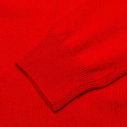 Comme Des Garçons Play Double Heart Cardigan - Red -Feature Clothing comme des garcons play double heart cardigan red 4