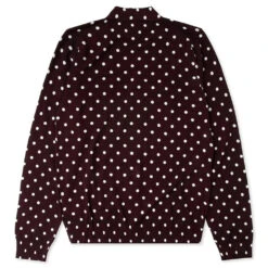 Comme Des Garçons Play Polka Dot Cardigan Black Heart - Burgundy 7 Comme Des Garçons Play Polka Dot Cardigan Black Heart - Burgundy -Feature Clothing comme des garcons play polka dot cardigan black heart burgundy 4