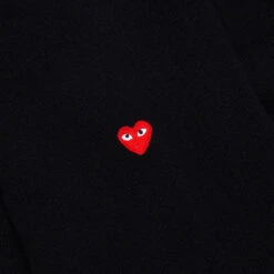 Comme Des Garçons Play Small Heart Cardigan - Black -Feature Clothing comme des garcons play small heart cardigan black 4