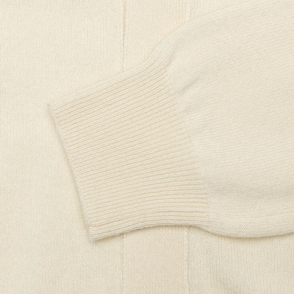 Comme Des Garçons Play Woven V-Neck Cardigan - Natural 7 Comme Des Garçons Play Woven V-Neck Cardigan - Natural - Image 5