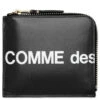 Comme Des Garcons SA3100HL Huge Logo Zip Wallet - Black 1 Comme Des Garcons SA3100HL Huge Logo Zip Wallet - Black -Feature Clothing comme des garcons sa3100hl huge logo zip wallet black sa3100hl blk