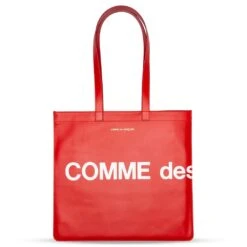 Comme Des Garcons SA9001HL Huge Logo Tote Bag - Red