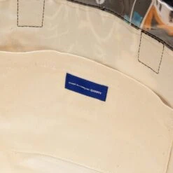 Comme Des Garcons SHIRT X Futura Wide Tote Bag - Black -Feature Clothing comme des garcons shirt x futura wide tote bag black w28610 1 os 5