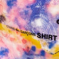 Comme Des Garcons SHIRT X Futura Wide Tote Bag - Yellow -Feature Clothing comme des garcons shirt x futura wide tote bag yellow w28610 3 os 5