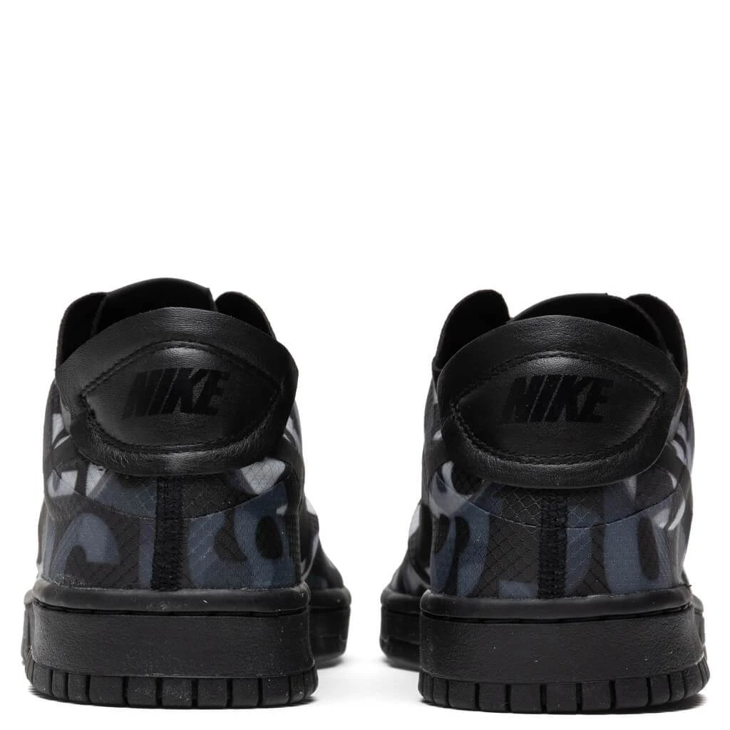 Nike Comme Des Garcons X Women's Dunk - Black/Black 6 Nike Comme Des Garcons X Women's Dunk - Black/Black - Image 4