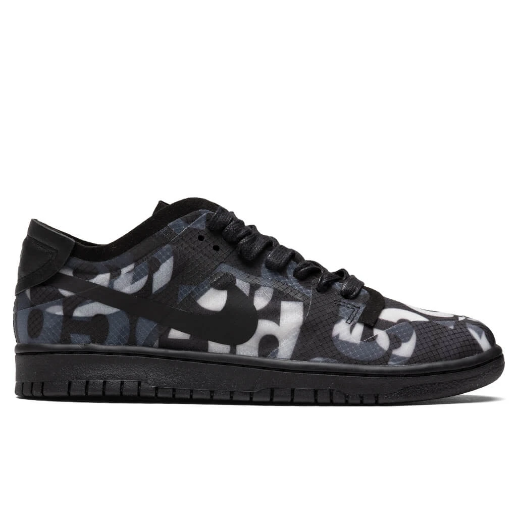 Nike Comme Des Garcons X Women's Dunk - Black/Black 3 Nike Comme Des Garcons X Women's Dunk - Black/Black