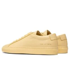 Common Projects Original Achilles Low - Yellow -Feature Clothing common projects original achilles low yellow 3