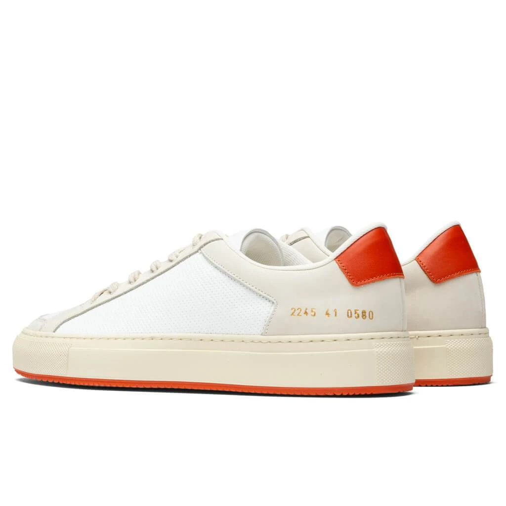 Common Projects Retro 70's - White/Orange 5 Common Projects Retro 70's - White/Orange - Image 3