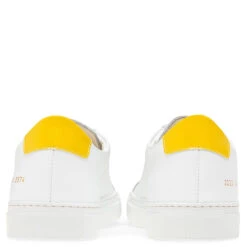 Common Projects Retro Low Glossy - White/Yellow 9 Common Projects Retro Low Glossy - White/Yellow -Feature Clothing common projects retro low glossy whiteyellow 4