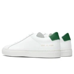 Common Projects Retro Low - White/Green -Feature Clothing common projects retro low whitegreen 3