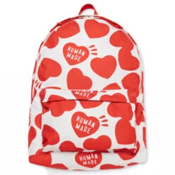 Heart Backpack - White