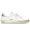 Golden Goose Super-Star Sneakers - White/Gold -Feature Clothing golden goose sneakers superstar whitegold