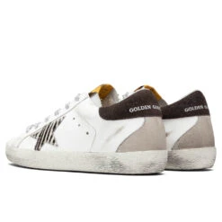 Golden Goose Women's Super-Star Sneakers - White/Black/Zebra/Coffee -Feature Clothing golden goose womens superstar whiteblackzebracoffee 3