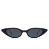 Marianne - Matte Black W/ Grey Flat Lenses
