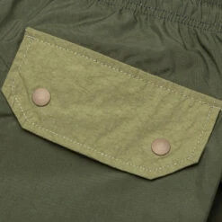 Paneled Nylon Cargo Pants - Olive -Feature Clothing john elliott paneled nylon cargo pants olive 5