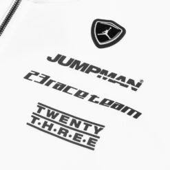 Jordan Moto Women's Lightweight Fleece Top - White/Black -Feature Clothing jordan moto womens lightweight fleece top whiteblack 3