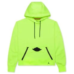 Jordan Women's Fleece Hoodie - Cyber/Black/Black