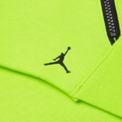 Jordan Women's Fleece Hoodie - Cyber/Black/Black -Feature Clothing jordan womens fleece hoodie cyberblackblack 7