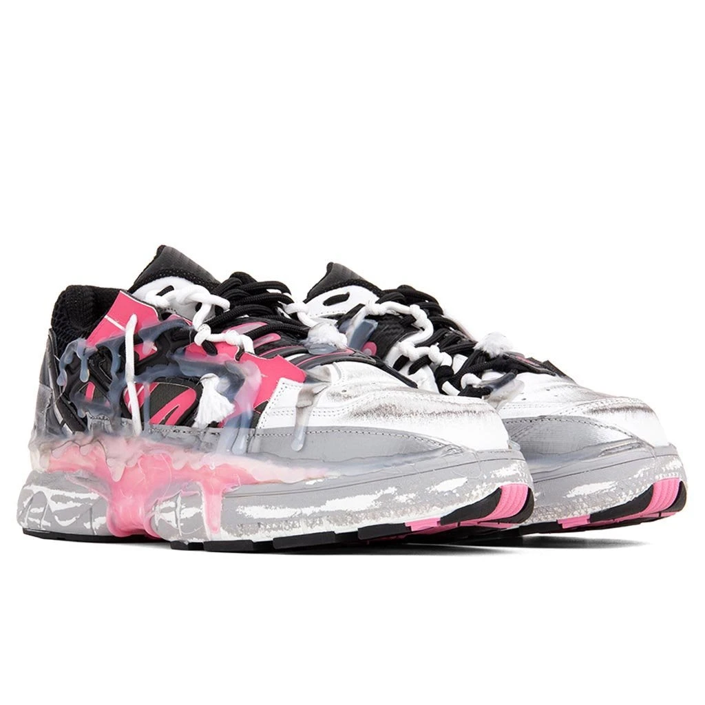 Maison Margiela Fusion Sneaker Low Top - Black/White/Pink 4 Maison Margiela Fusion Sneaker Low Top - Black/White/Pink - Image 2